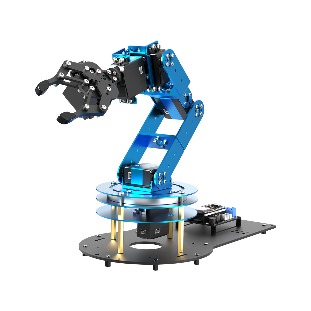 Hiwonder LeArm AI Desktop Robot Arm with AI Vision & Voice Interaction, Support Arduino Programming & Sensor Expansion Hiwonder LeArm AI Desktop Robot Arm with AI Vision & Voice Interaction, Support Arduino Programming & Sensor Expansion